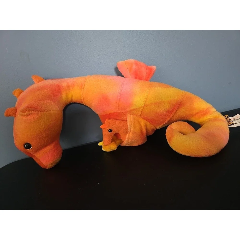 Wild Republic Tie Dye Coral Seahorse With Three Babies 13